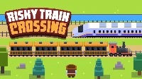 Risky train crossing