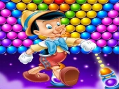 Play pinocchio bubble shooter games