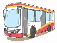 Cartoon bus slide