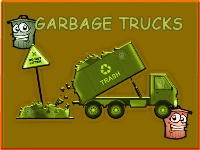 Garbage trucks - hidden trash can