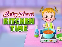 Baby hazel kitchen time
