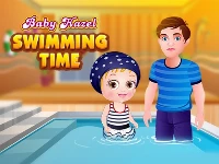 Baby hazel swimming time