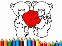 Happy valentines day coloring