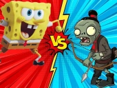 Zombie vs spongeboob