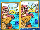 Mermaids spot the differences