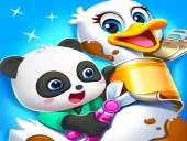 Baby panda pet care center