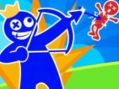 Red and blue stickman spy puzzles