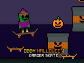 Obby halloween danger skate