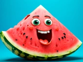 Merge fruits: fold the watermelon!