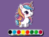 Unicorn coloring challenge