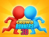 Crowd runners 3d