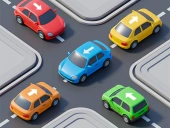 Traffic jam car puzzle game