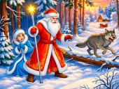 Winter fairytale: jigsaw puzzles