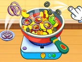 Kids kitchen cozy cooking