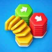 Hexa arrows puzzle