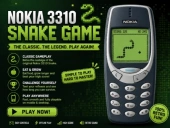 Nokia 3310 snack game 
