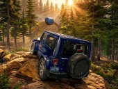 Offroad jeep simulation