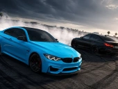 Real car bmw m4 drift