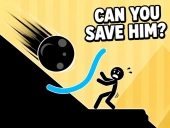 Draw line stickman