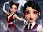 Night silk dark city fashionistas