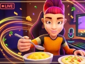 Live eating simulator
