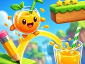 Happy orange glass