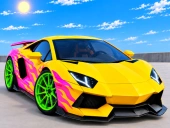 Hyper cars stunt racing