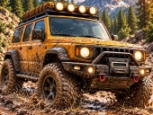 Mud trails 4x4 jeep game