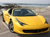 Ferrari 458 spider slide