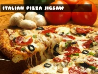 Italian pizza jigsaw