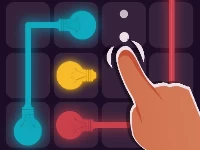 Connect glow game puzzle