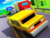 Blocky highway: traffic racing
