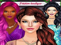 Glam girl fashion shopping - makeup and dress-up