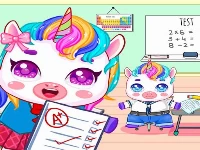 Mini town: my unicorn school kids games 2021